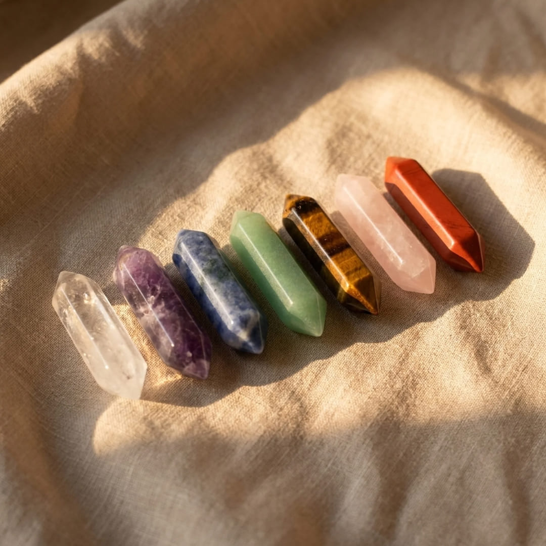 Ruhevia Heilstein Ritual Box | 7 Steine. 7 Wirkungen. 1 neues Gefühl.