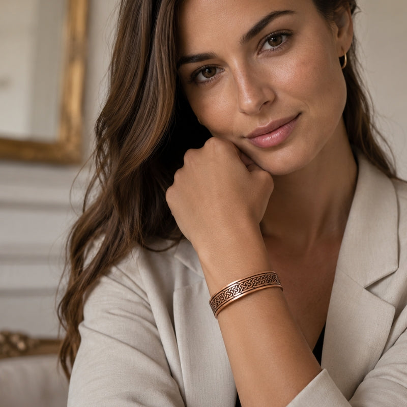 Ruhevia Kupferarmband Magnetisch | Energie · Durchblutung · Wohlbefinden