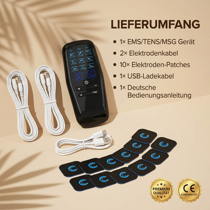 Ruhevia Muskelstimulator | Schmerzfrei leben · EMS · TENS · MSG