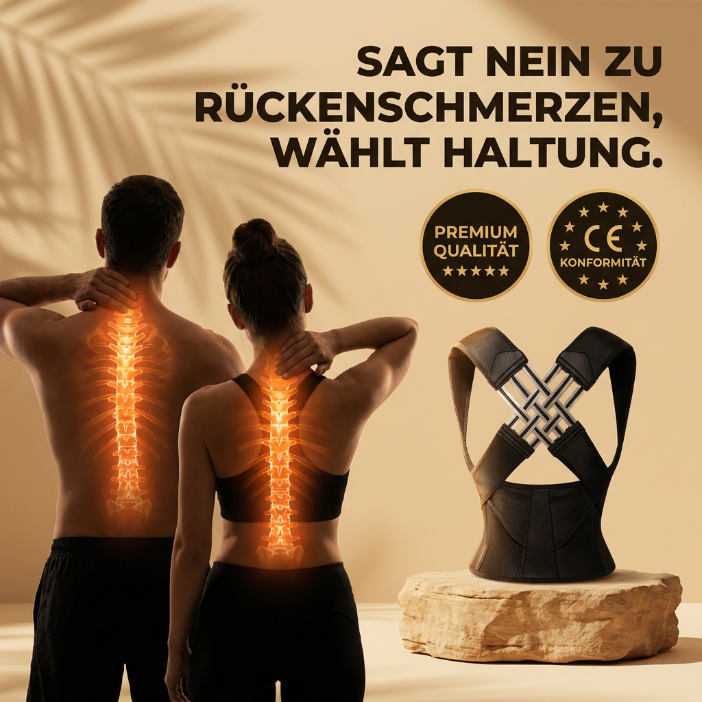 Ruhevia Haltungskorrektur | Schmerzfreier Rücken · Aufrechte Haltung · Unsichtbar