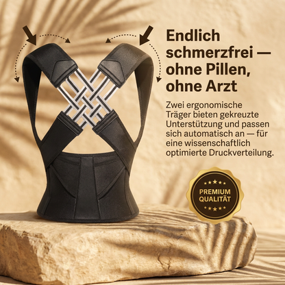 Ruhevia Haltungskorrektur | Schmerzfreier Rücken · Aufrechte Haltung · Unsichtbar