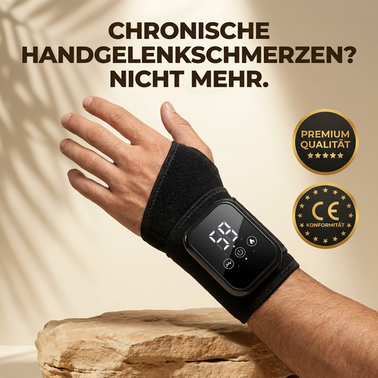 Ruhevia Handgelenk-Therapiegerät | Tiefenwärme · Vibrationsmassage · Schmerzfrei