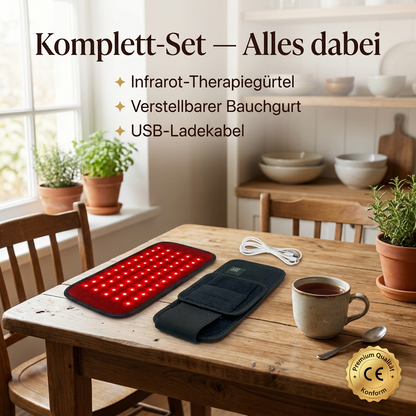 Ruhevia Infrarot-Therapiegürtel | Rückenschmerzen · Durchblutung · Entspannung