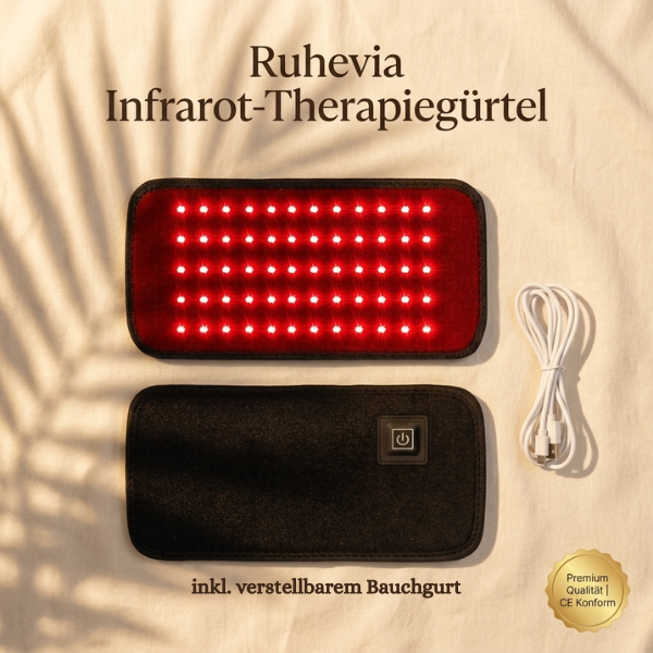 Ruhevia Infrarot-Therapiegürtel | Rückenschmerzen · Durchblutung · Entspannung
